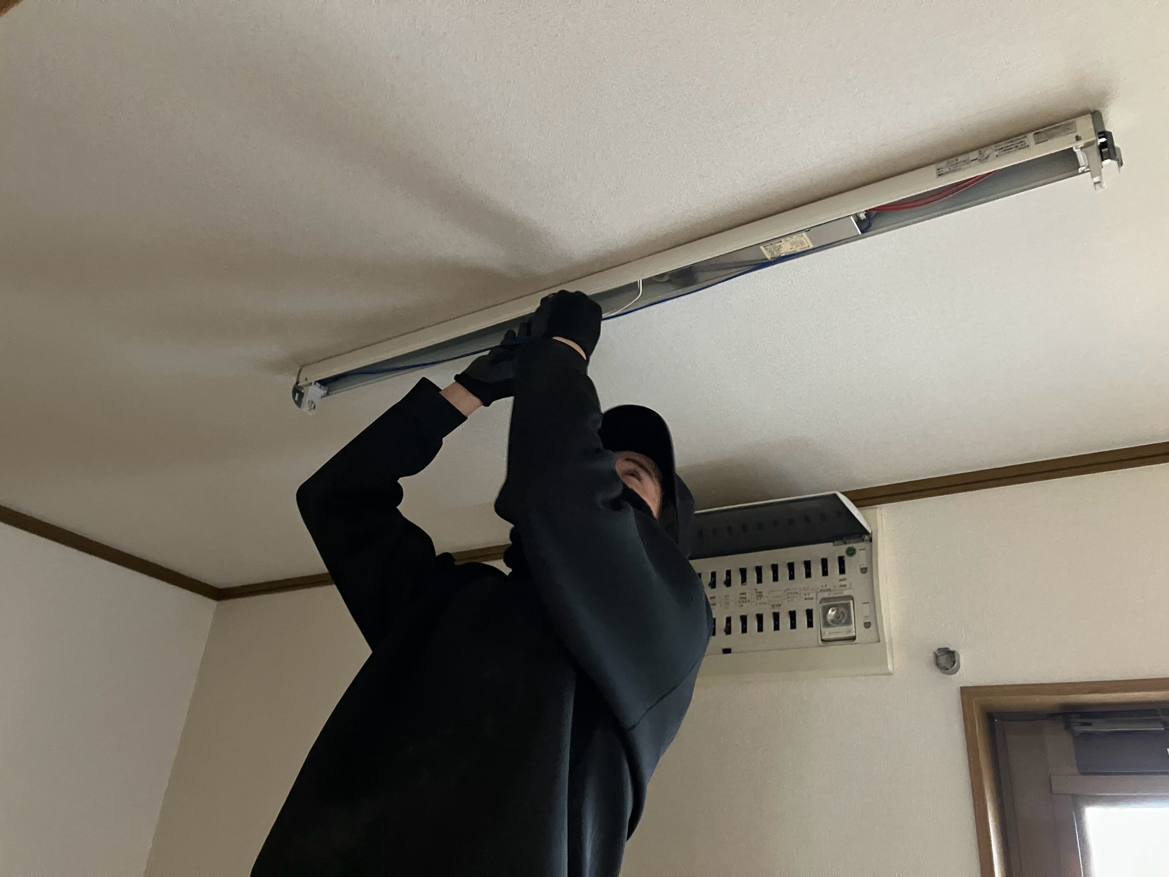 代表が現場で対応する様子