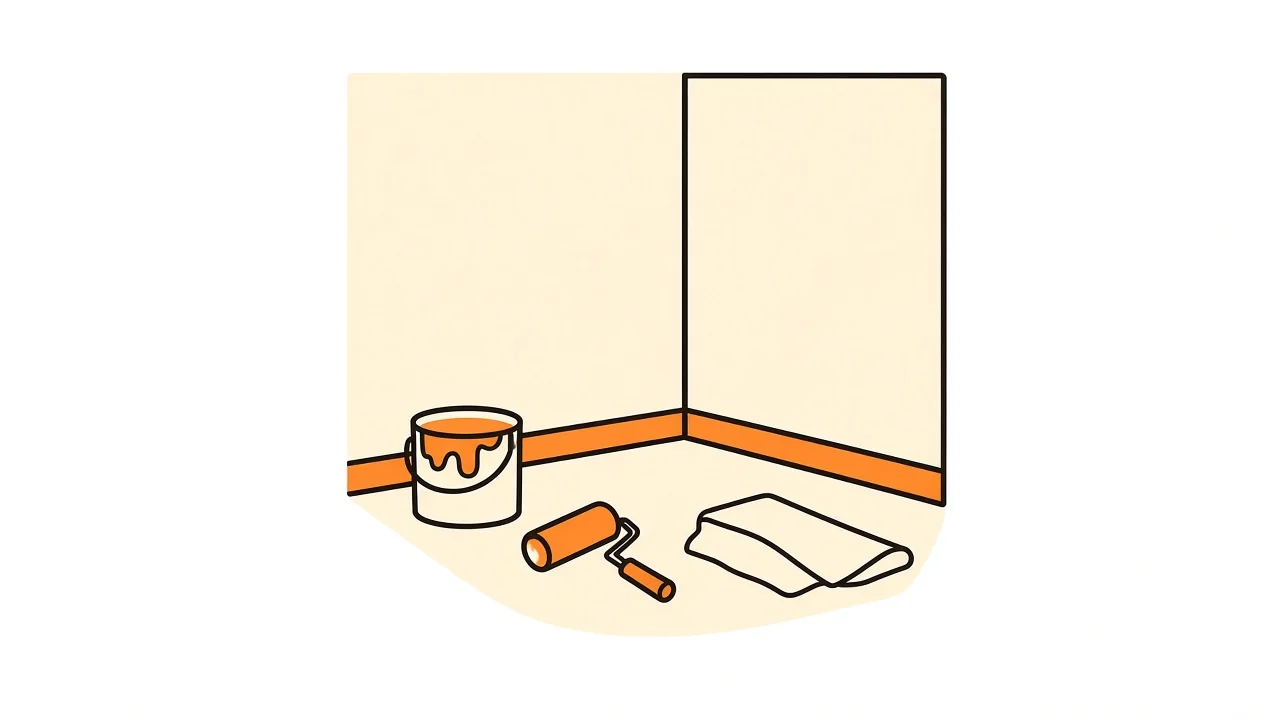 原状回復・内装のイラスト