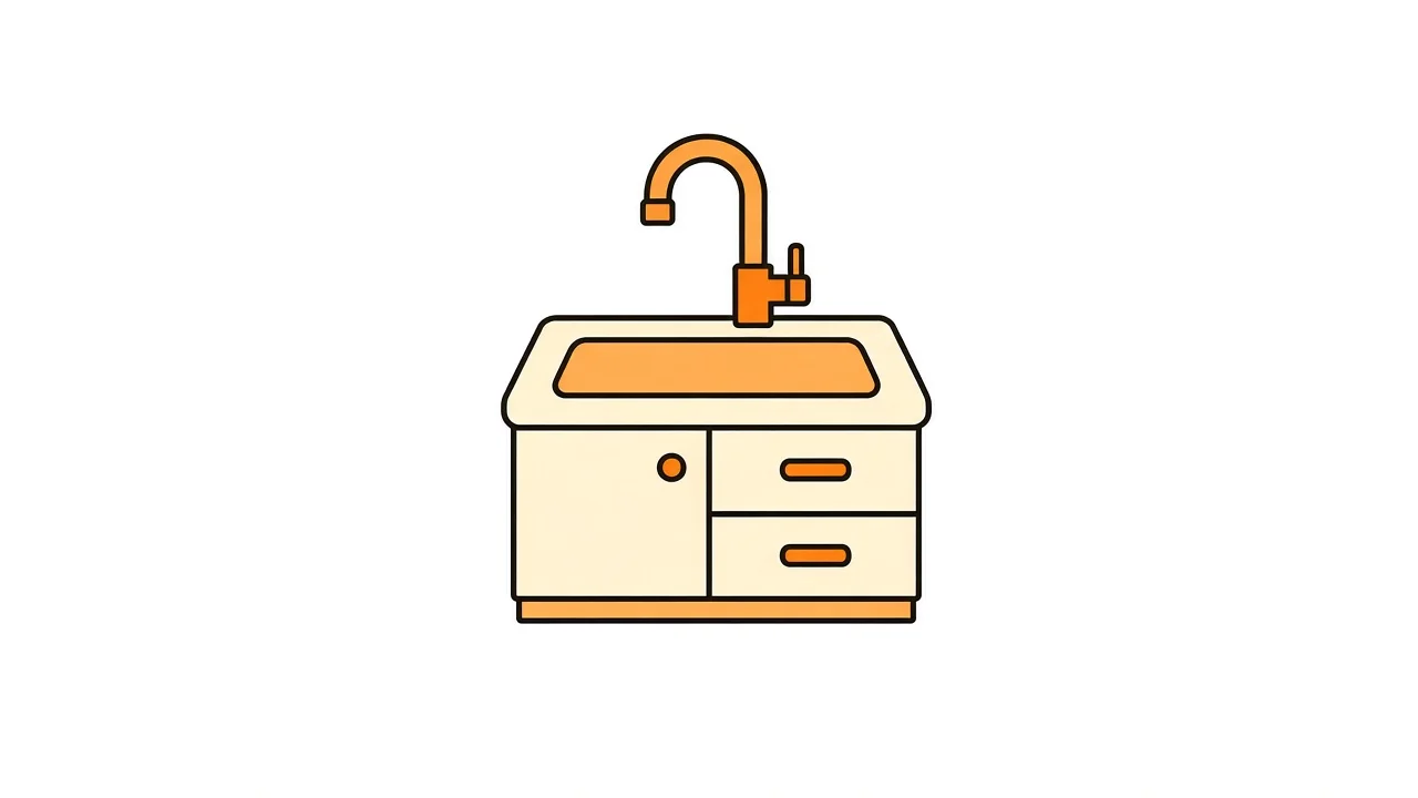 水回りリフォームのイラスト