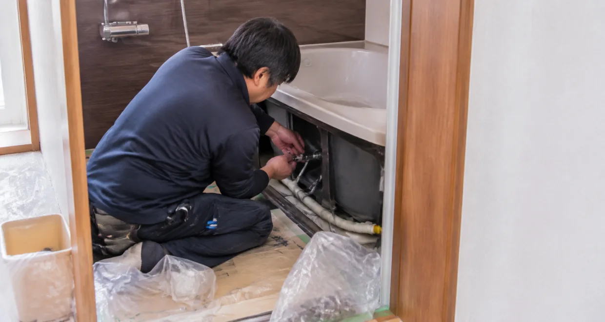 水まわりリフォームの施工・作業イメージ