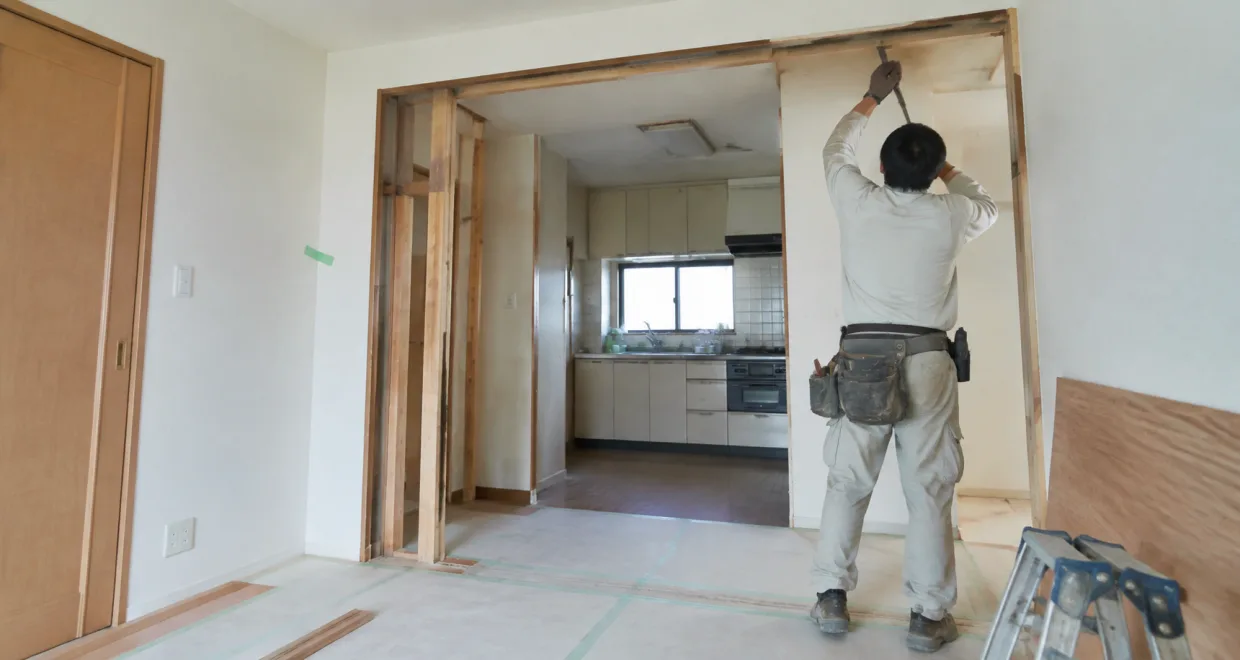 間取り変更の施工・作業イメージ