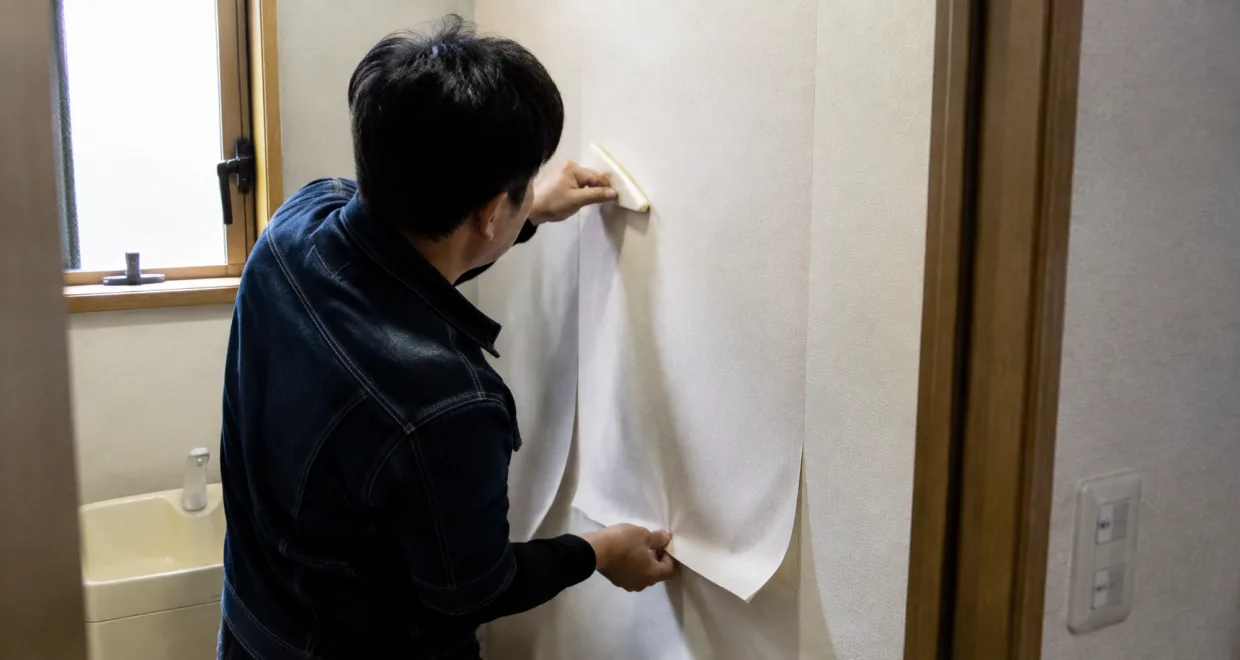 内装の張替えの施工・作業イメージ