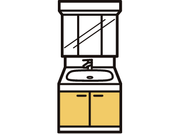 洗面化粧台リフォーム"